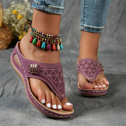 Élodie™ - Women's Wedge Flip Flops