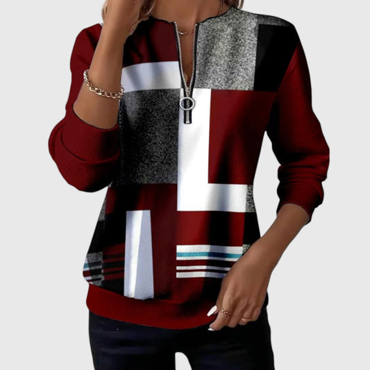 Selice | Elegant Half-Zip Sweater