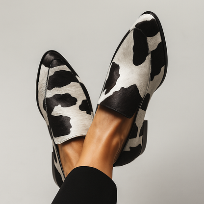 Clarissse | Zebra Loafers