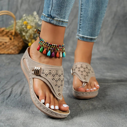 Élodie™ - Women's Wedge Flip Flops