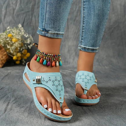 Élodie™ - Women's Wedge Flip Flops