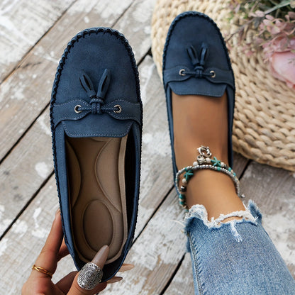 Nadine™ - Classic Loafers with Tassel Detail