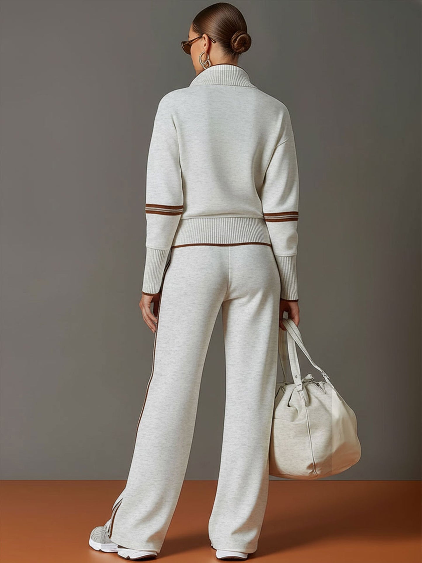 Marietta – blouse and pants with wide legs