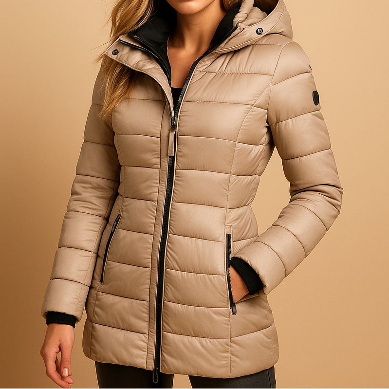 Margaux | Quilted Long Puffer Coat