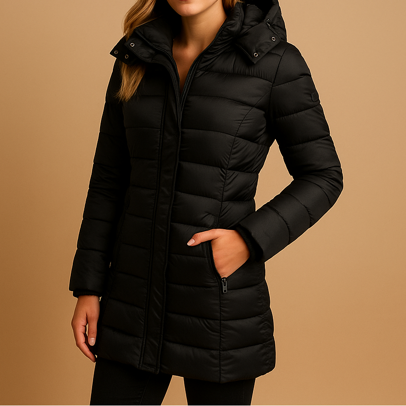 Margaux | Quilted Long Puffer Coat